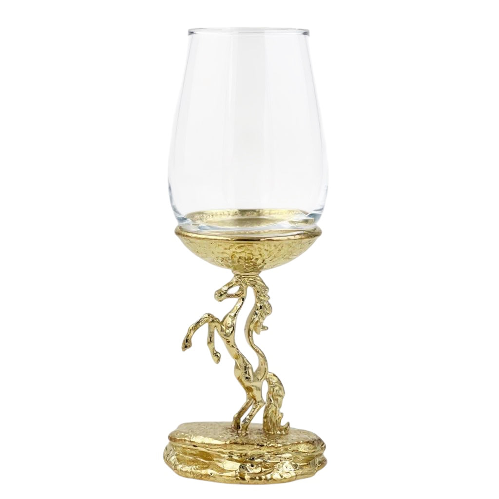 Set of 2/Set of 4 - Stallion Wine Glasses