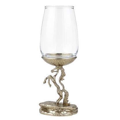 Set of 2/Set of 4 - Stallion Wine Glasses