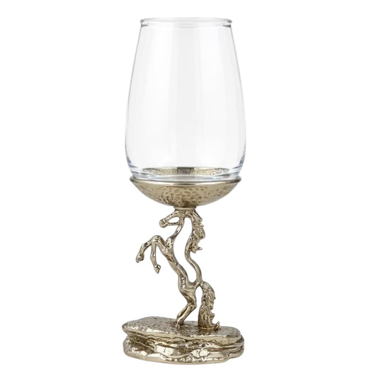 Set of 2/Set of 4 - Stallion Wine Glasses