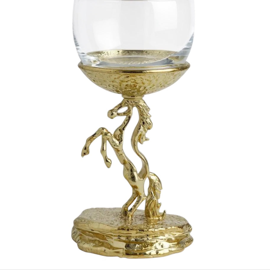 Set of 2/Set of 4 - Stallion Wine Glasses