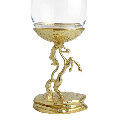 Set of 2/Set of 4 - Stallion Wine Glasses